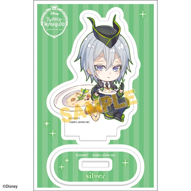 Disney Twisted Wonderland Chara Peko Acrylic Stand(Silver Vanrouge)