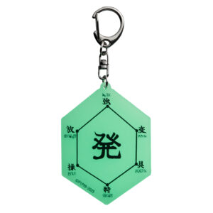 Hunter x Hunter Glow-in-the-Dark Acrylic Keychain (Nen Hexagon Chart)