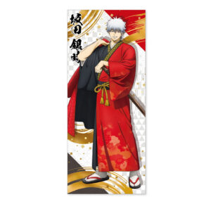 Gintama Yoshiwarain Flames Face Towel（Gintoki Sakata ）
